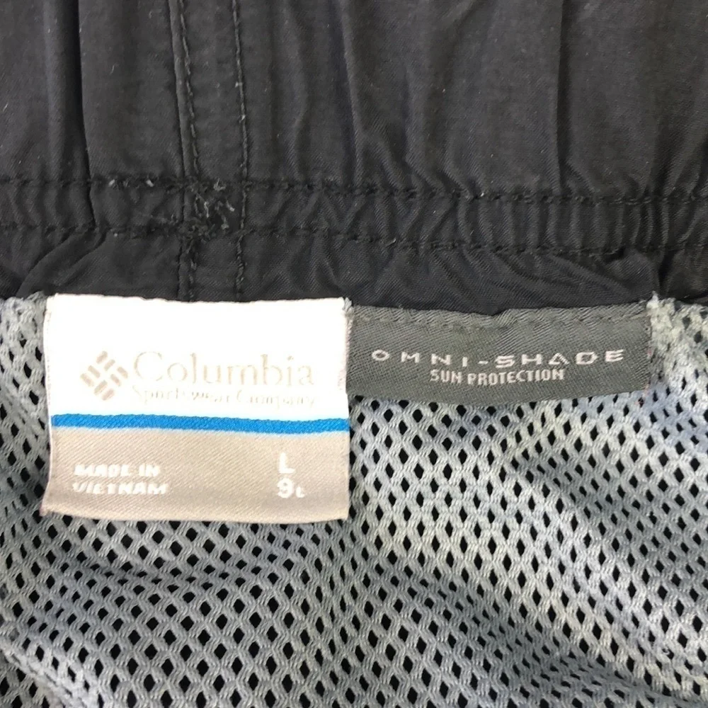 Columbia Black Omni Care Shorts Sz L